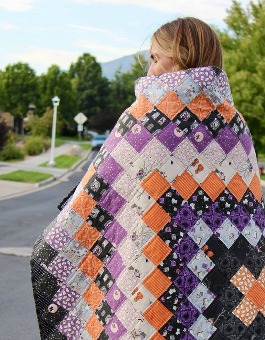 Haunted Night Quilted Blanket