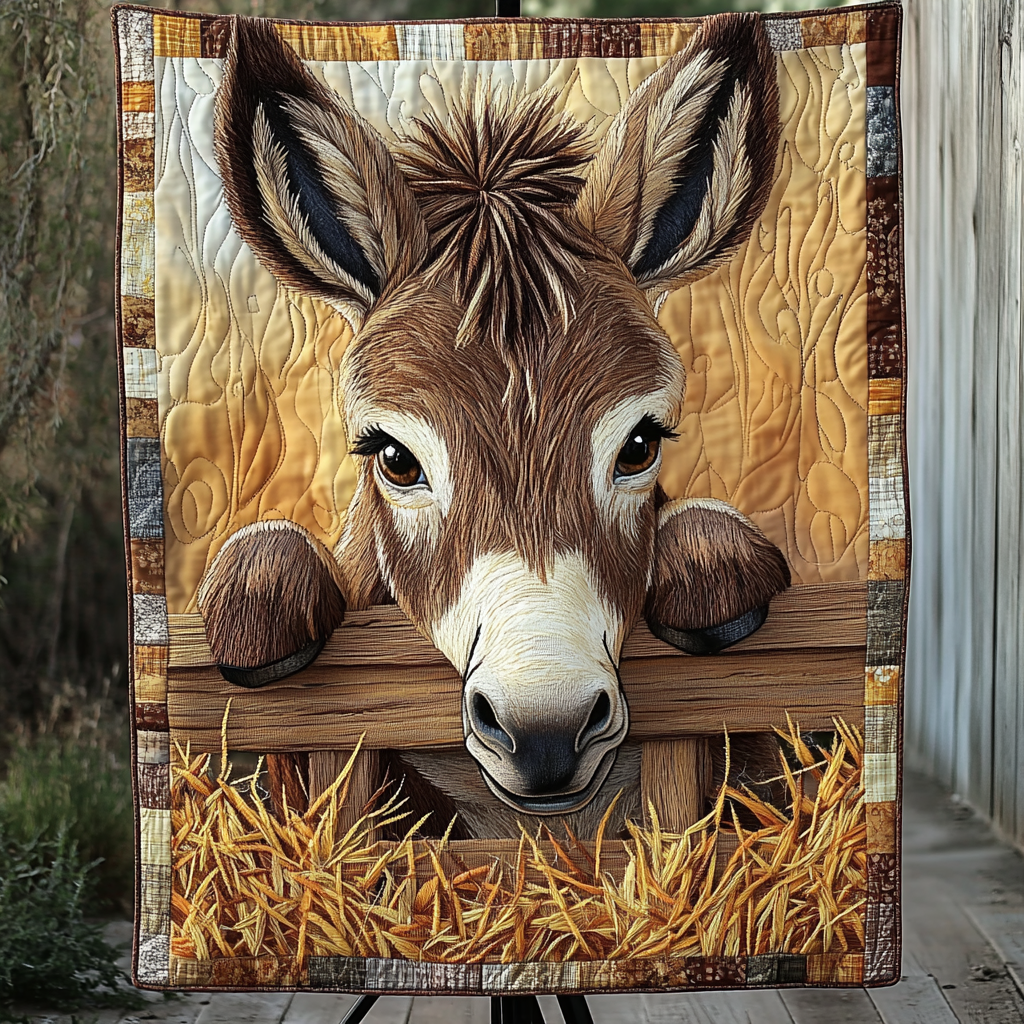Hay Hopper Quilted Blanket