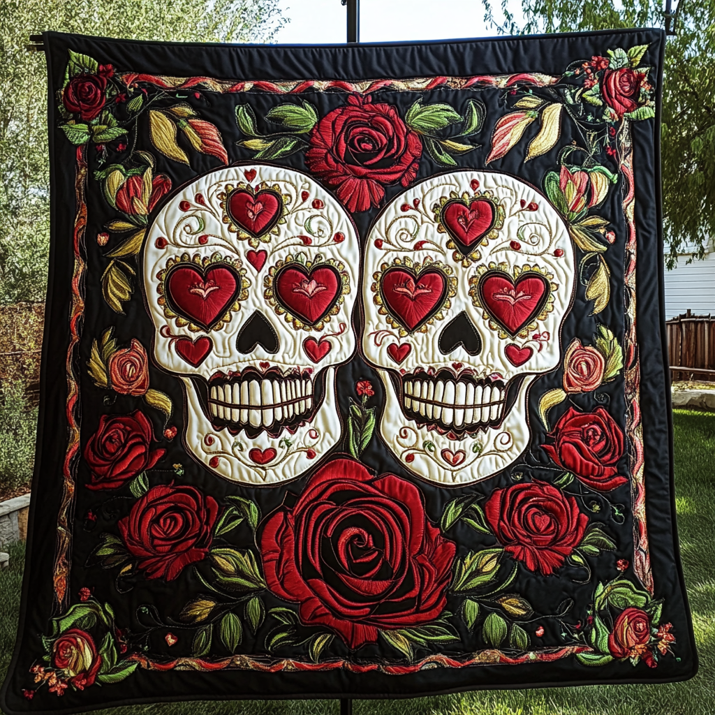 Heartbound Souls Quilted Blanket