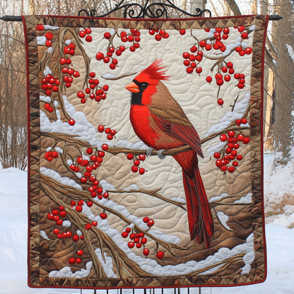 Heavenly Messenger Quilted Blanket