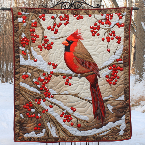 Heavenly Messenger Quilted Blanket