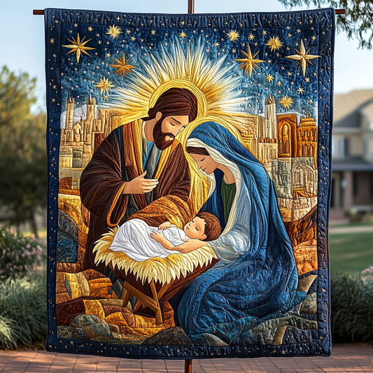 Heavenly Peace Quilted Blanket