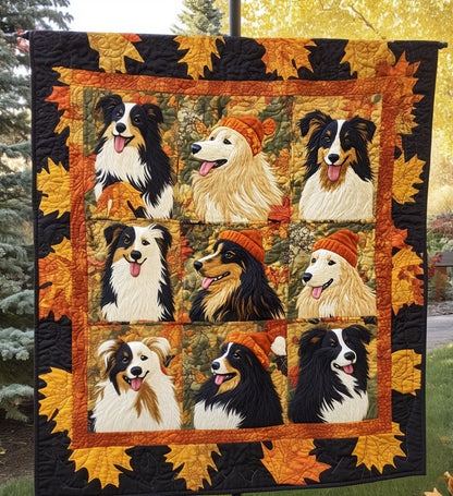 Herding Harmony Quilted Blanket