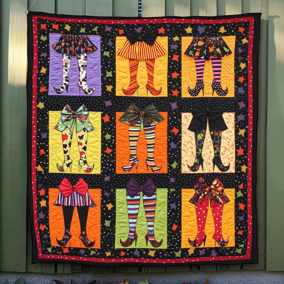 Hexed Heels Quilted Blanket