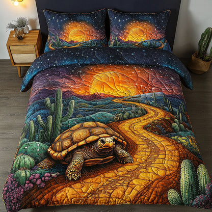 Hidden Journey 3-Piece Quilted Bedding Set