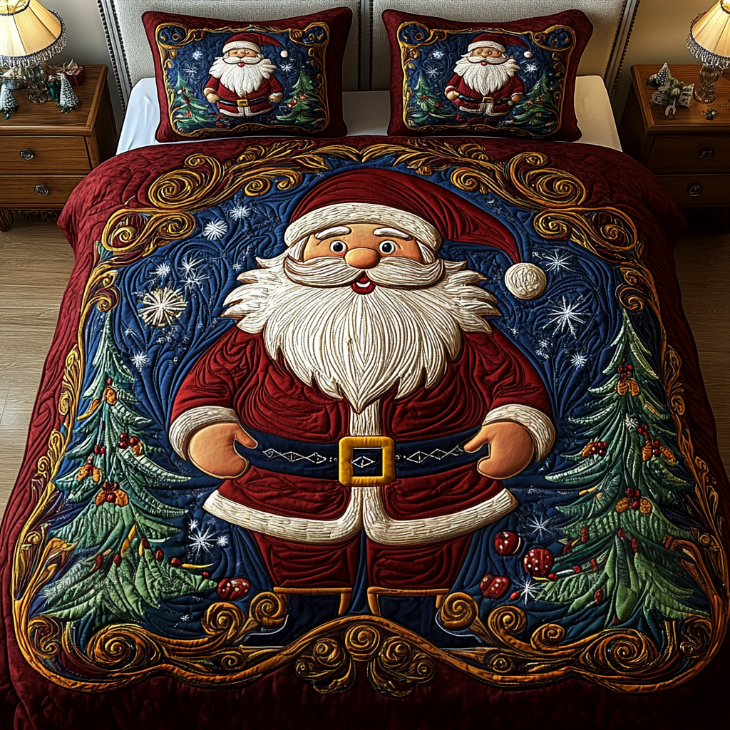 Holiday Cheer 3-Piece Quilted Bedding Set