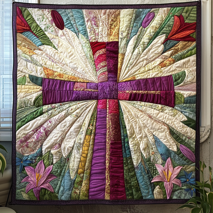 Holy Path Quilted Blanket