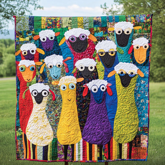 Homestead Hilarity Quilted Blanket