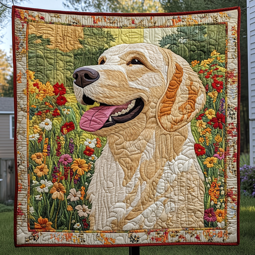 Honeyed Happiness Quilted Blanket