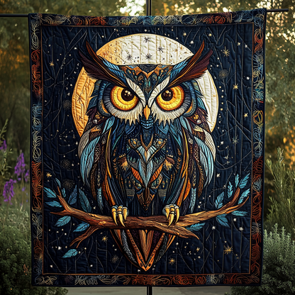 Hoot Haven Quilted Blanket