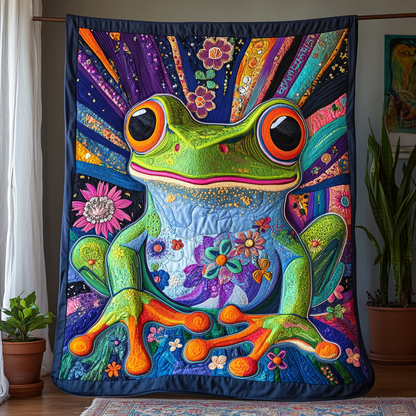 Hoppy Trails Quilted Blanket
