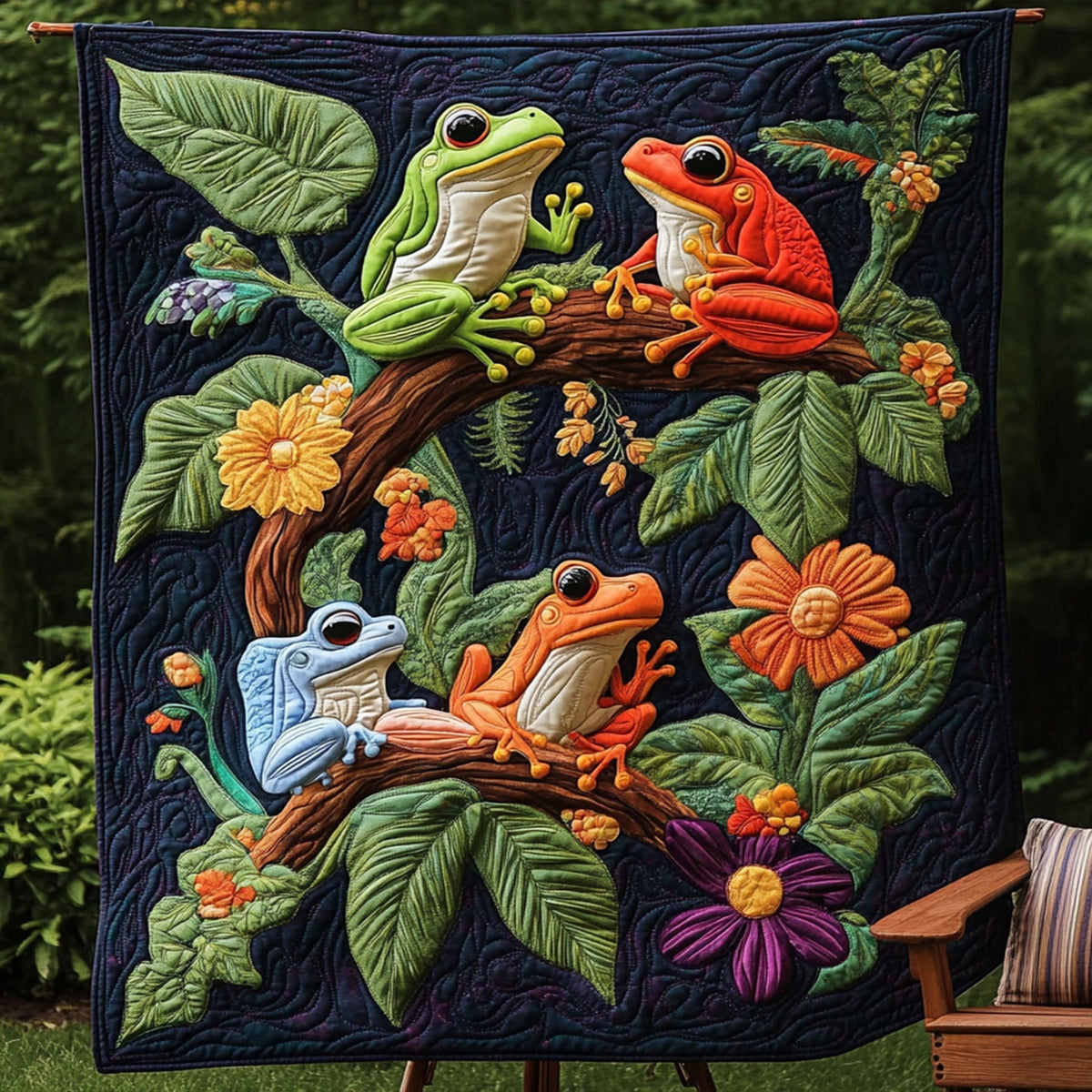 Hopscotch Hideaway Quilted Blanket