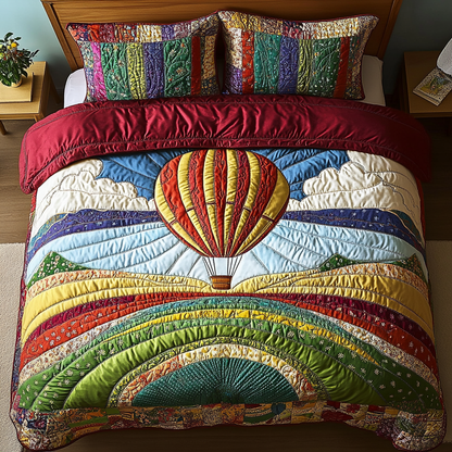 Horizon Lift 3-Piece Quilted Bedding Set