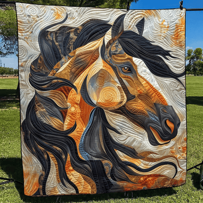 Horse Dreams Quilted Blanket