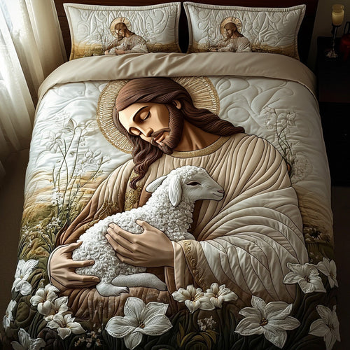 Faith 3-Piece Quilted Bedding Set