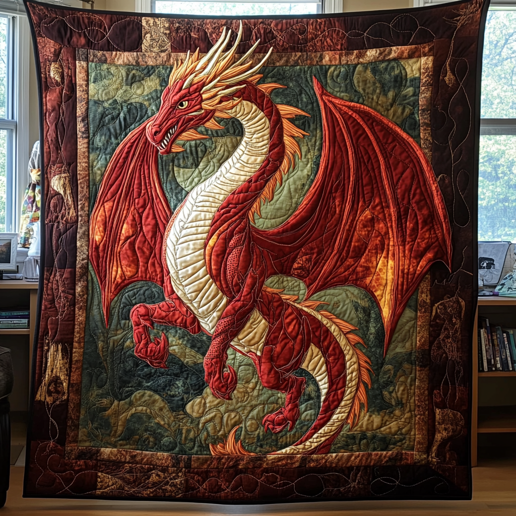 Infernal Majesty Quilted Blanket
