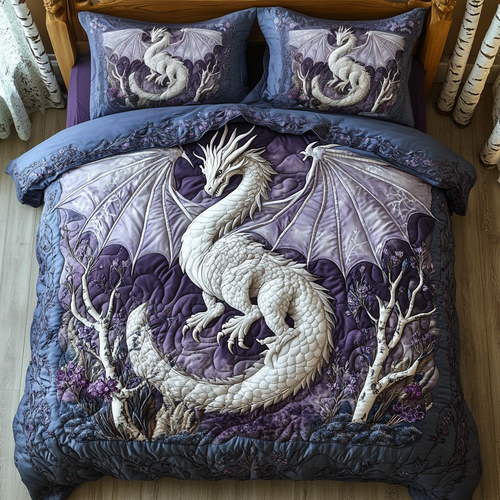 Infernal Wing 3-Piece Quilted Bedding Set