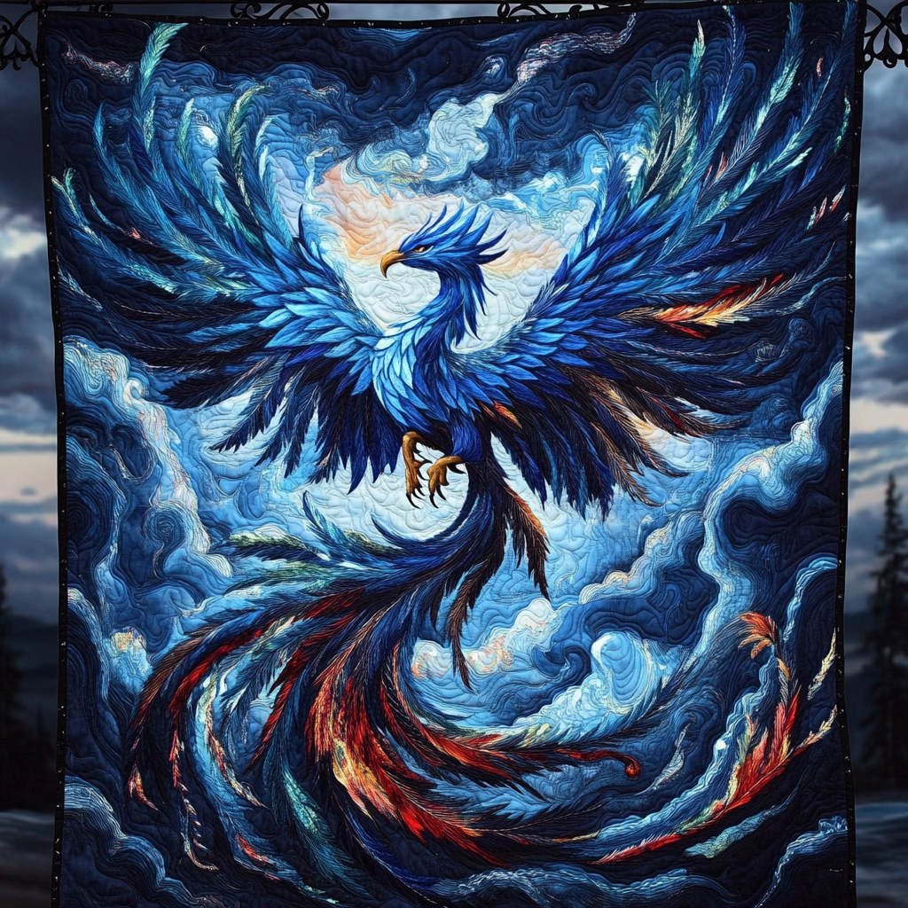 Inferno Wings Quilted Blanket