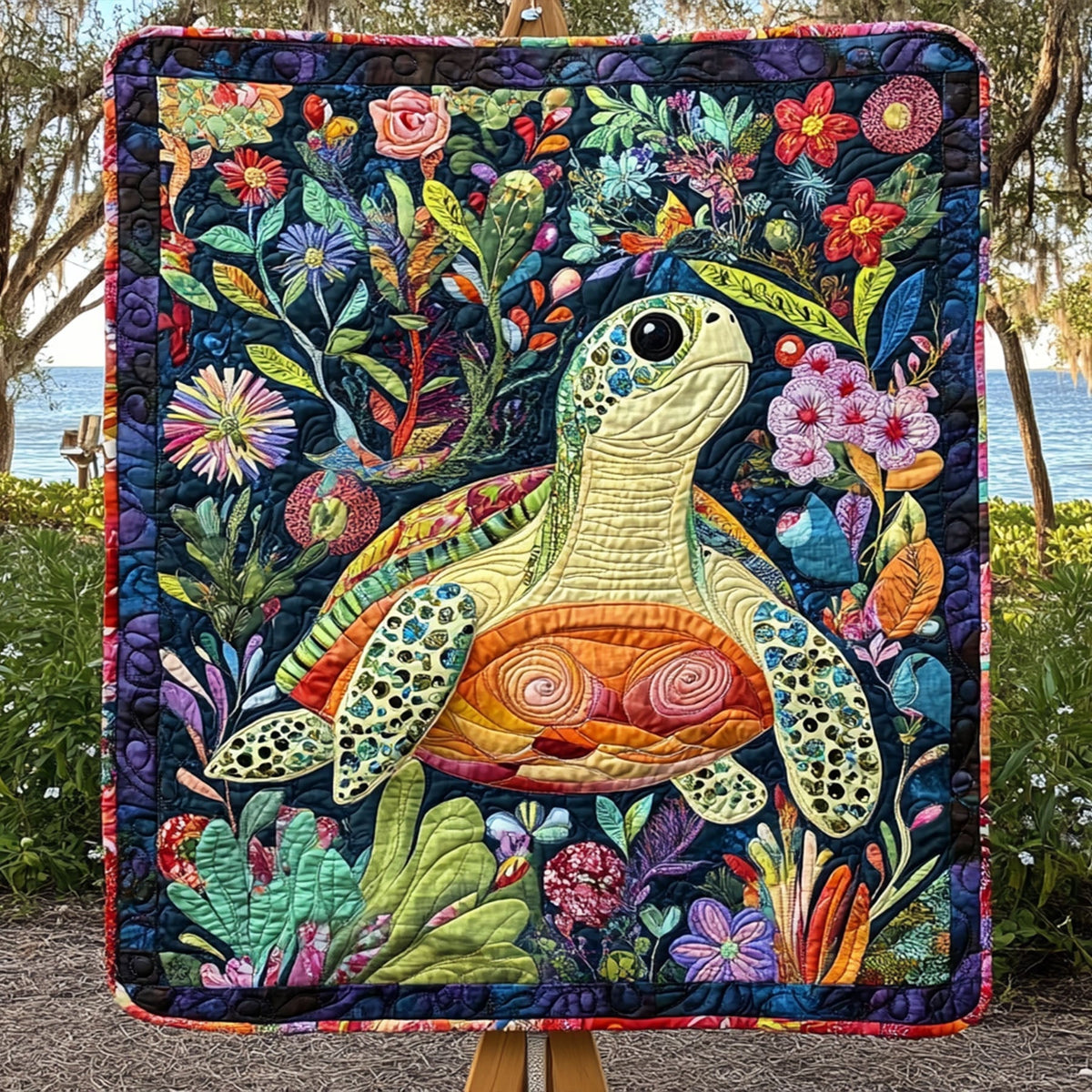Island Explorer Quilted Blanket