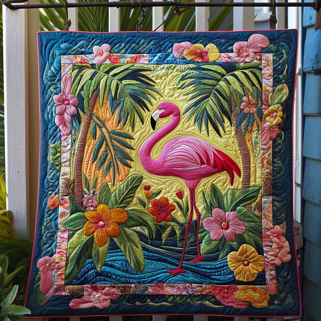 Island Grace Quilted Blanket