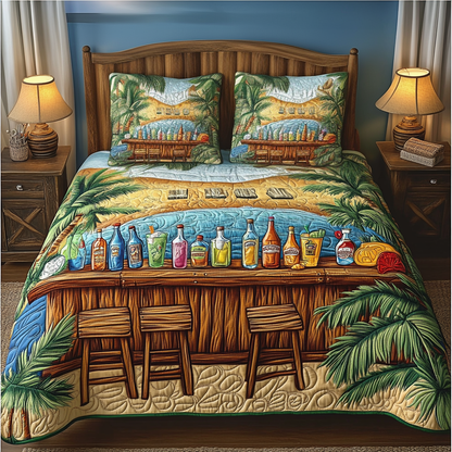Island Life 3-Piece Quilted Bedding Set