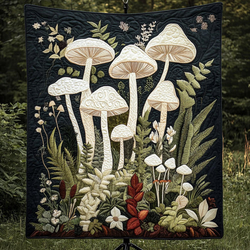 Ivory Caps Quilted Blanket