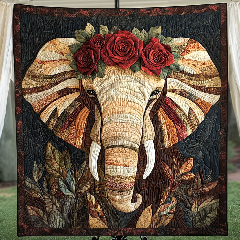 Ivory Grace Quilted Blanket