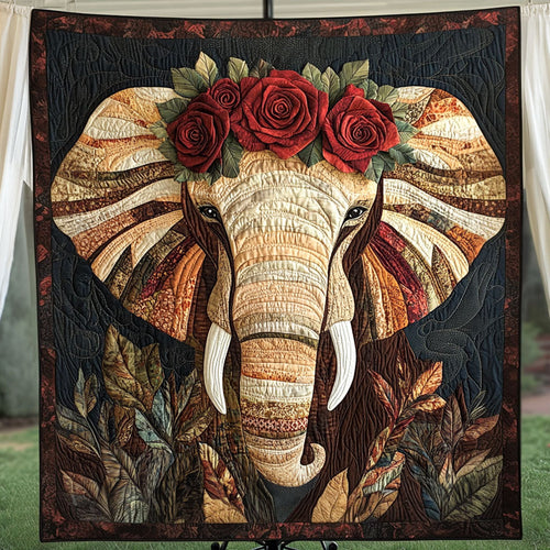 Ivory Grace Quilted Blanket