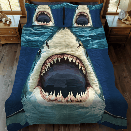 Jaws 3-Piece Quilted Bedding Set