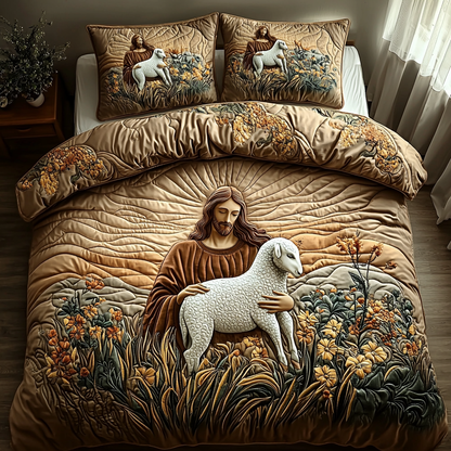 Faith 3-Piece Quilted Bedding Set