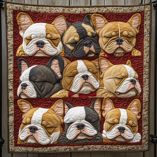 Jolly Jingle Pups Quilted Blanket