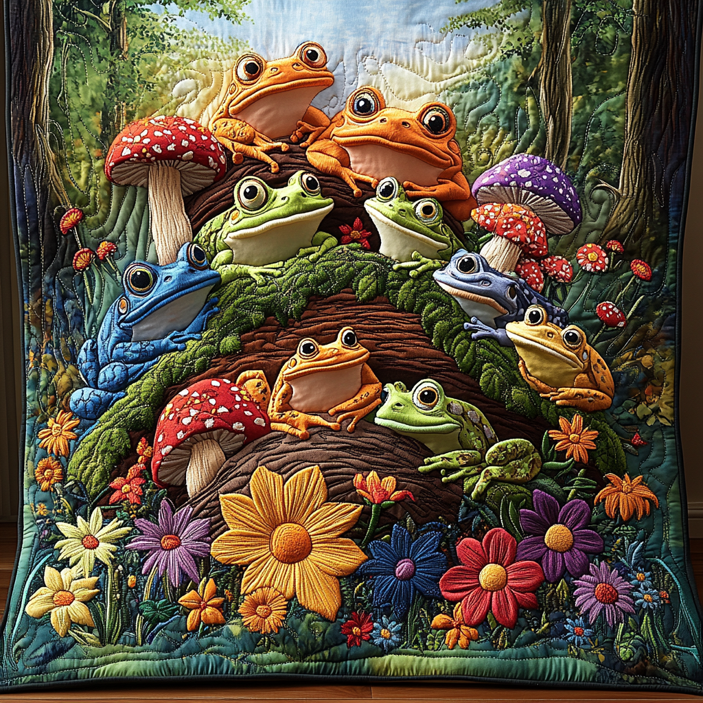Jumpstart Jungle Quilted Blanket