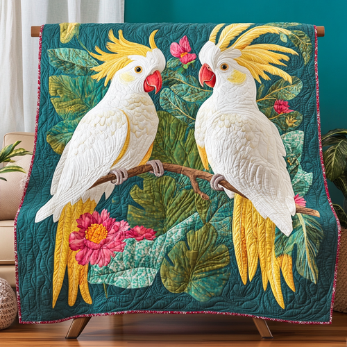 Jungle Majesty Quilted Blanket