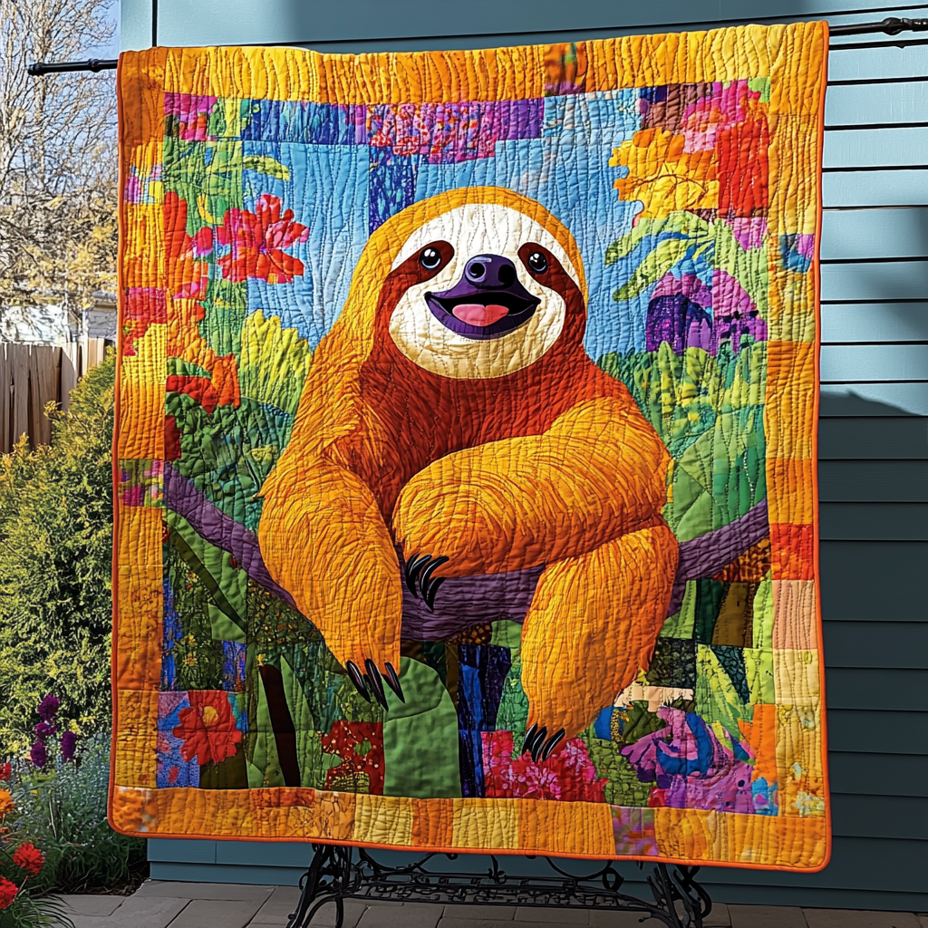 Jungle Nap Time Quilted Blanket