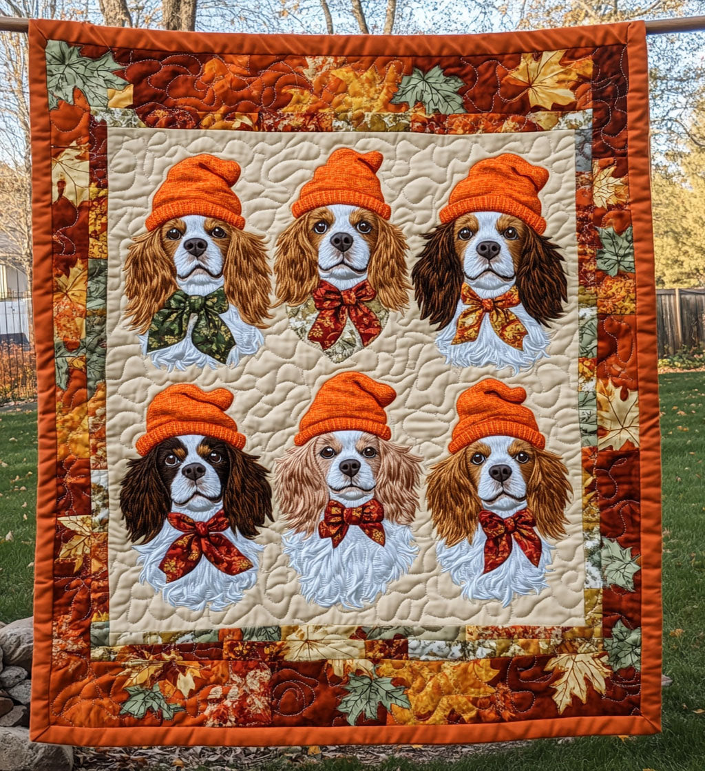 King Charles Delight Quilted Blanket