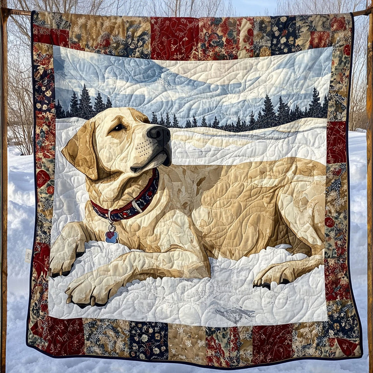 Lab Pals Quilted Blanket