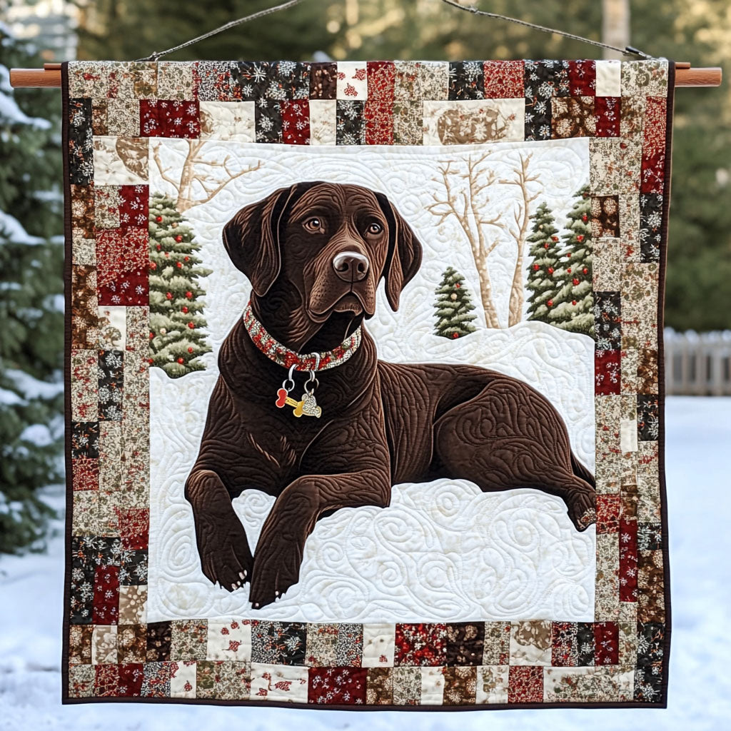 Lab Squad Quilted Blanket