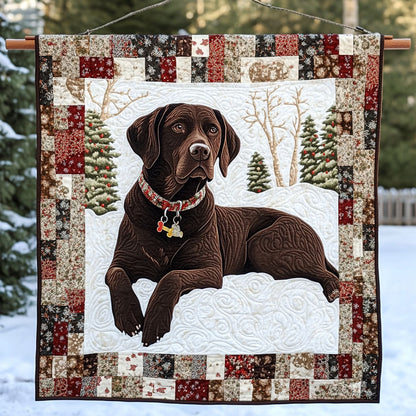 Lab Squad Quilted Blanket