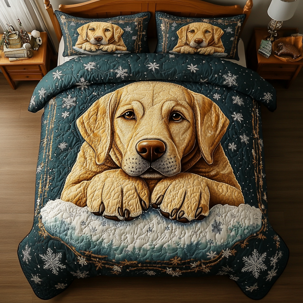 Labrador Nap 3-Piece Quilted Bedding Set