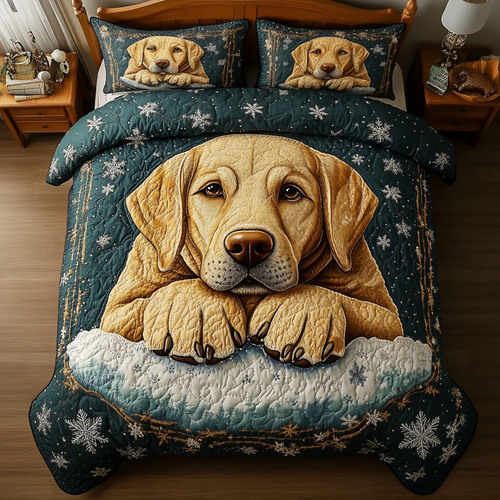 Labrador Nap 3-Piece Quilted Bedding Set