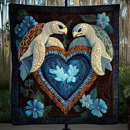 Lagoon Whisper Quilted Blanket