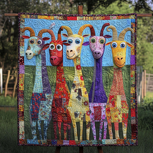 Laughing Livestock Quilted Blanket