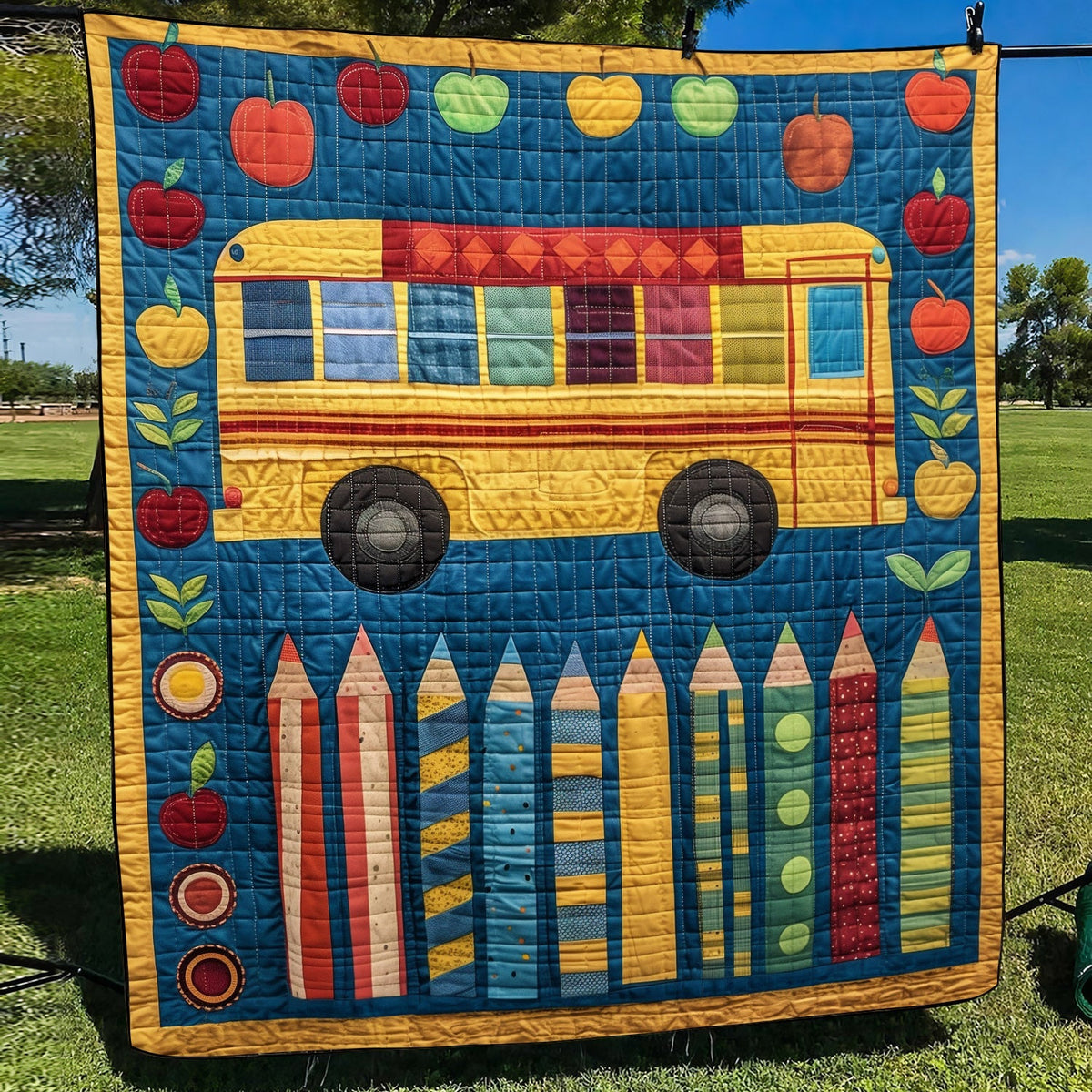Learning Adventures Quilted Blanket