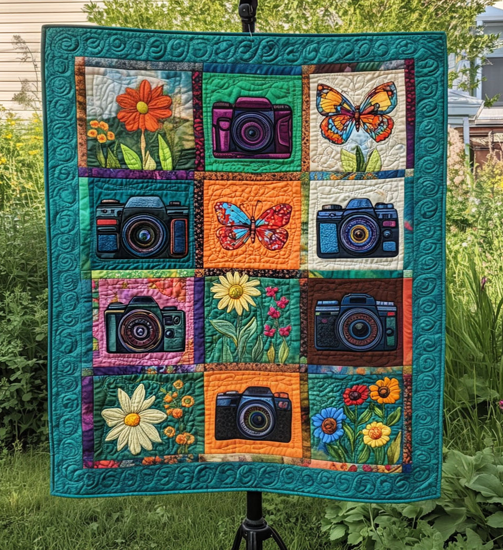 Lens of Life Quilted Blanket