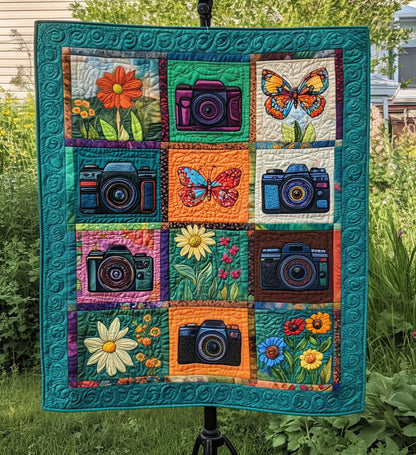 Lens of Life Quilted Blanket