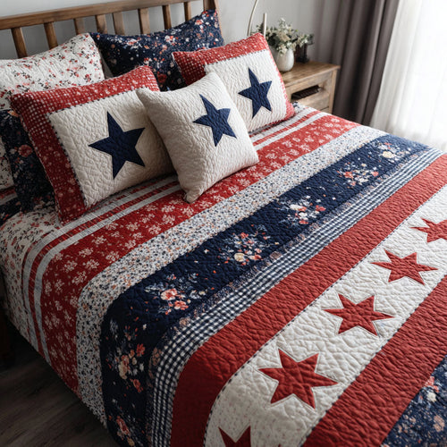 Liberty Dream 3-Piece Quilted Bedding Set