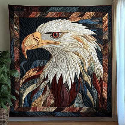 Liberty Feathers Quilted Blanket