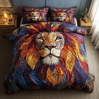 Lionheart Legacy 3-Piece Quilted Bedding Set