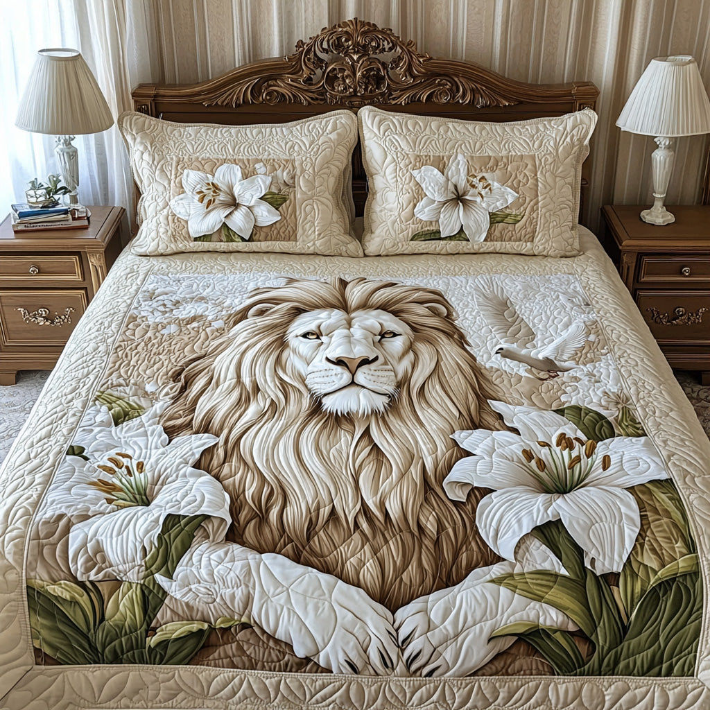 Faith 3-Piece Quilted Bedding Set