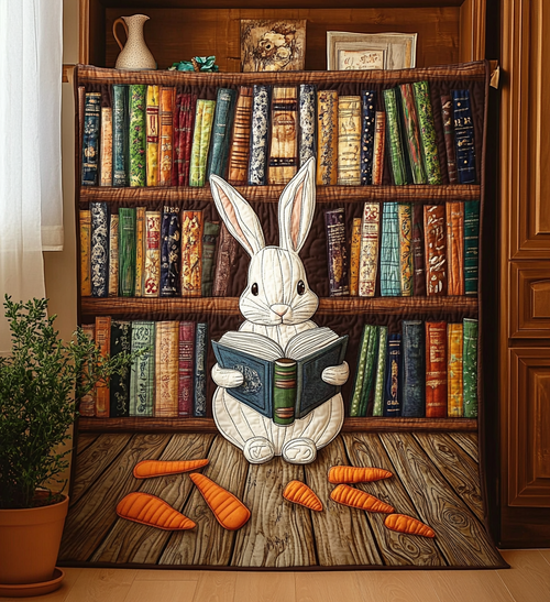 Literary Retreat Quilted Blanket